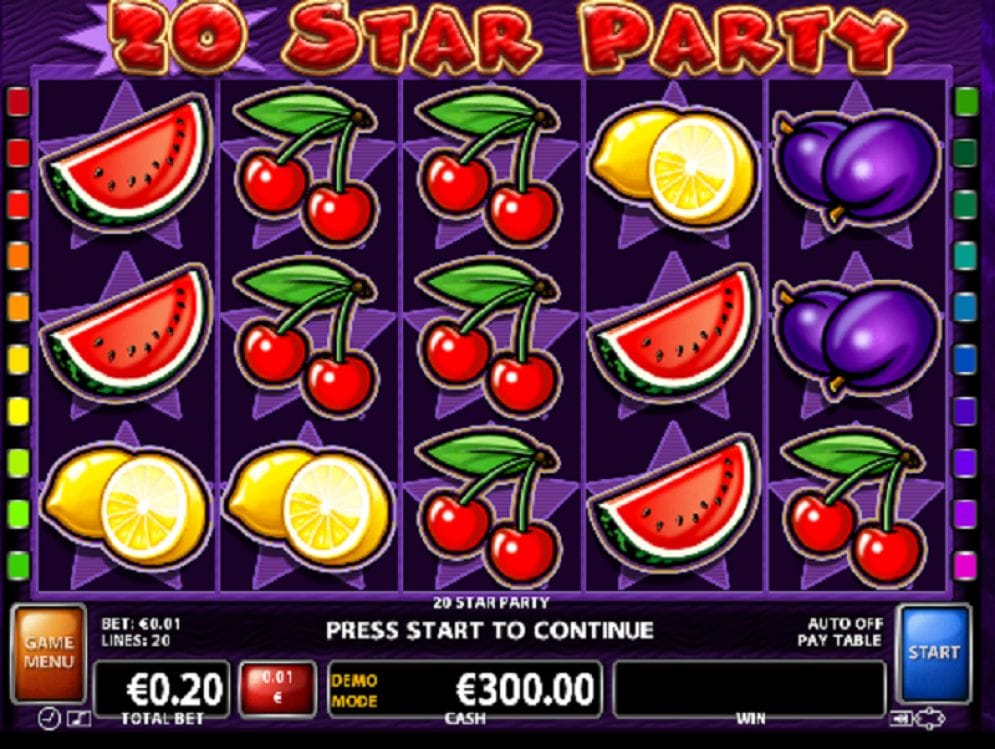 20 Star Party online Videoslot