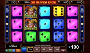 20 Super Dice Geldspielautomat kostenlos