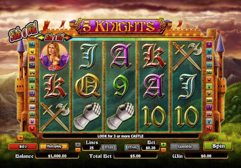 5 Knights 5 Knights online Spielautomat