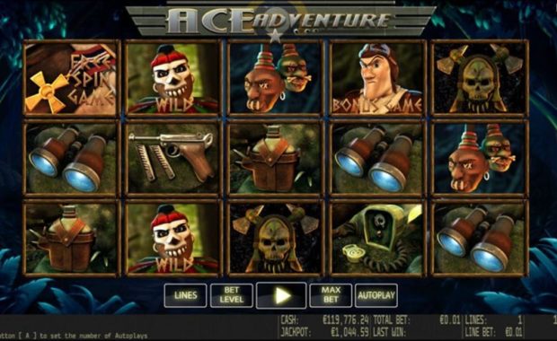 Ace Adventure Videoslot online spielen