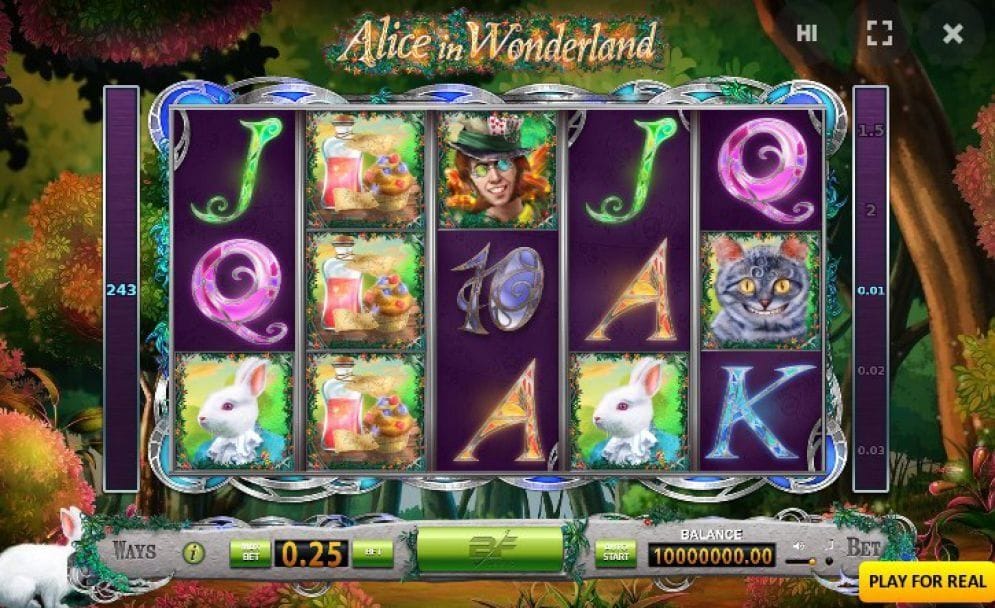 Alice in Wonderland Alice in Wonderland online Casinospiel