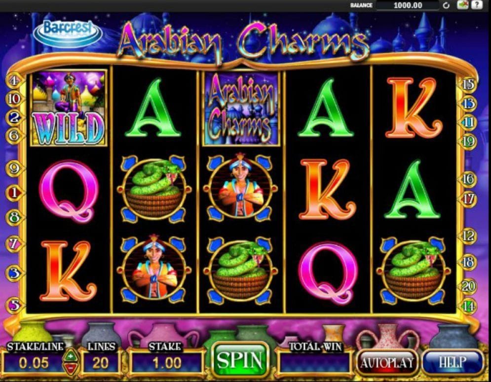 Arabian Charms Arabian Charms online Spielautomat