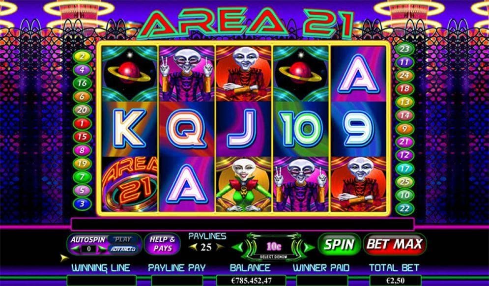 Area 21 Area 21 Geldspielautomat