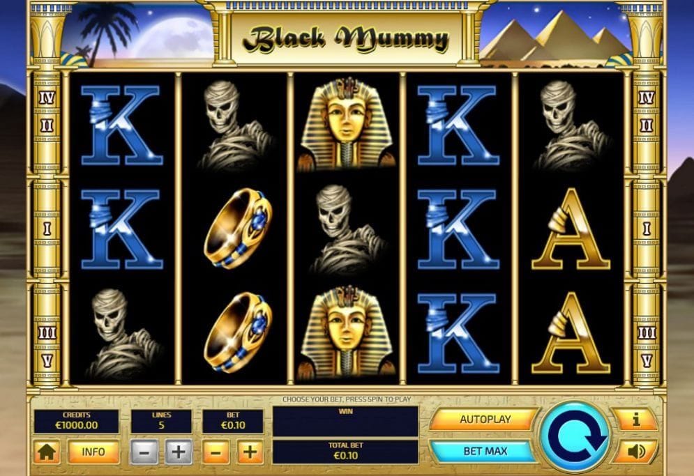 Black Mummy online Spielautomat