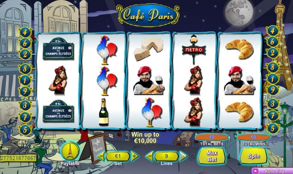 Cafe Paris Cafe Paris Spielautomat