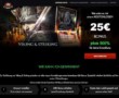 25 Freispiele bei der Anmeldung  + 675% Bonus auf Ihre ersten fünf Einzahlungen