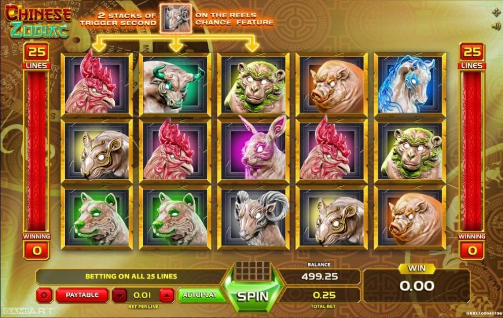 Chinese Zodiac Automatenspiel