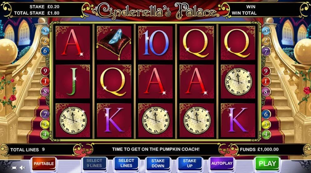 Cinderella`s Palace Automatenspiel
