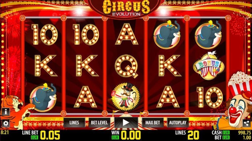 Circus Evolution Spielautomat