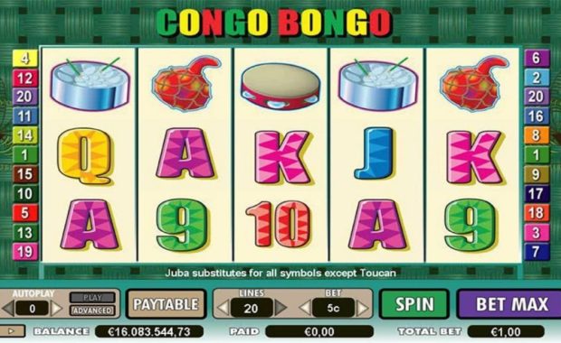 Congo Bongo Geldspielautomat kostenlos