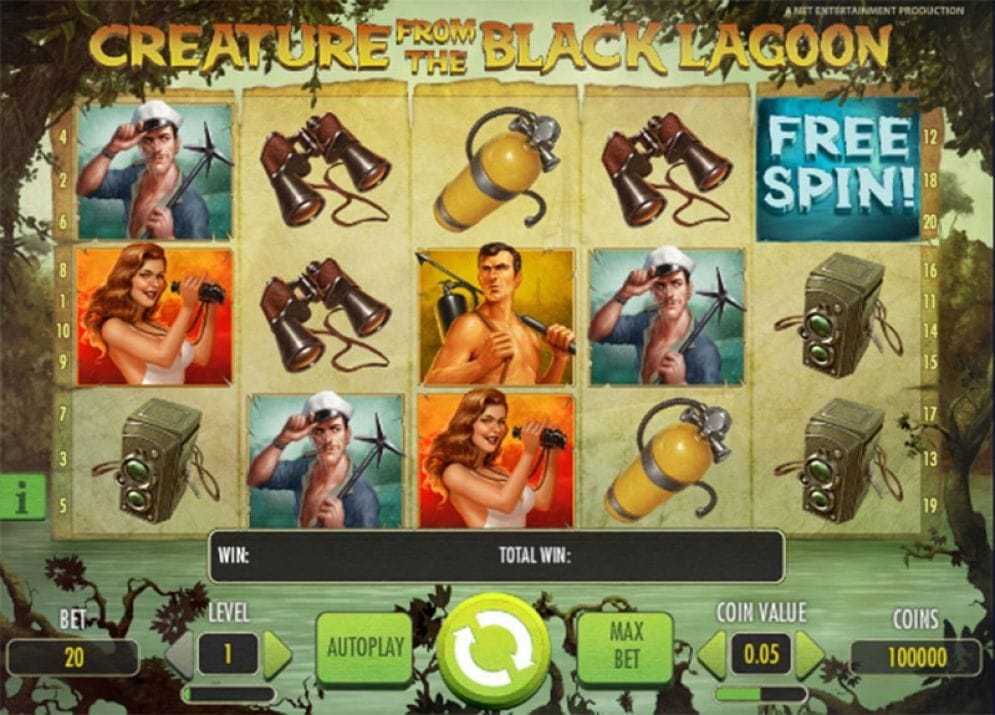Creature From the Black Lagoon Videoslot