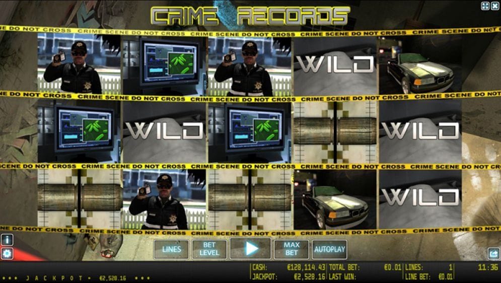 Crime Records Spielautomat