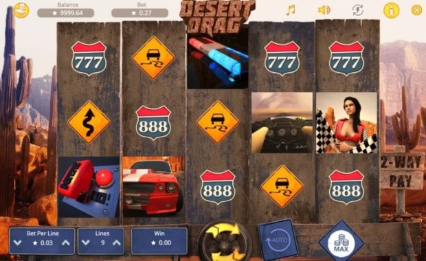 Desert Drag Slotmaschine kostenlos spielen