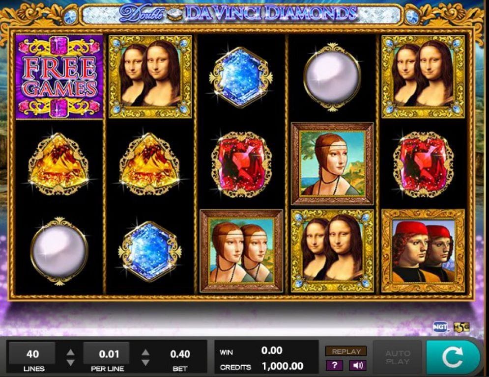 Double Da Vinci Diamonds Double Da Vinci Diamonds Video Slot