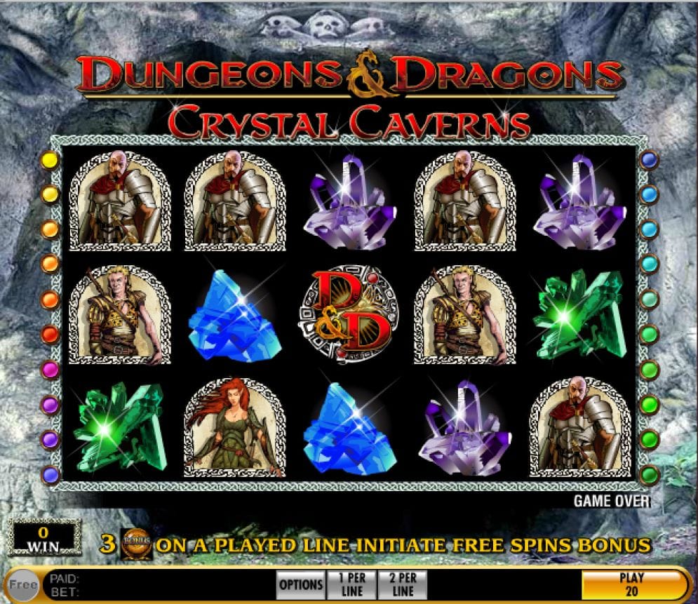 Dungeons and Dragons: Crystal Caverns Dungeons and Dragons: Crystal Caverns Casinospiel