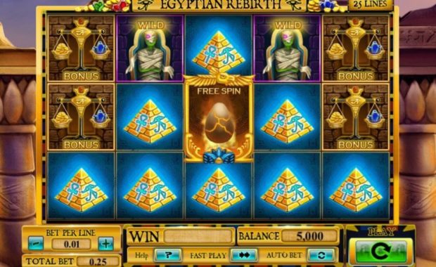 Egyptian Rebirth Video Slot online spielen