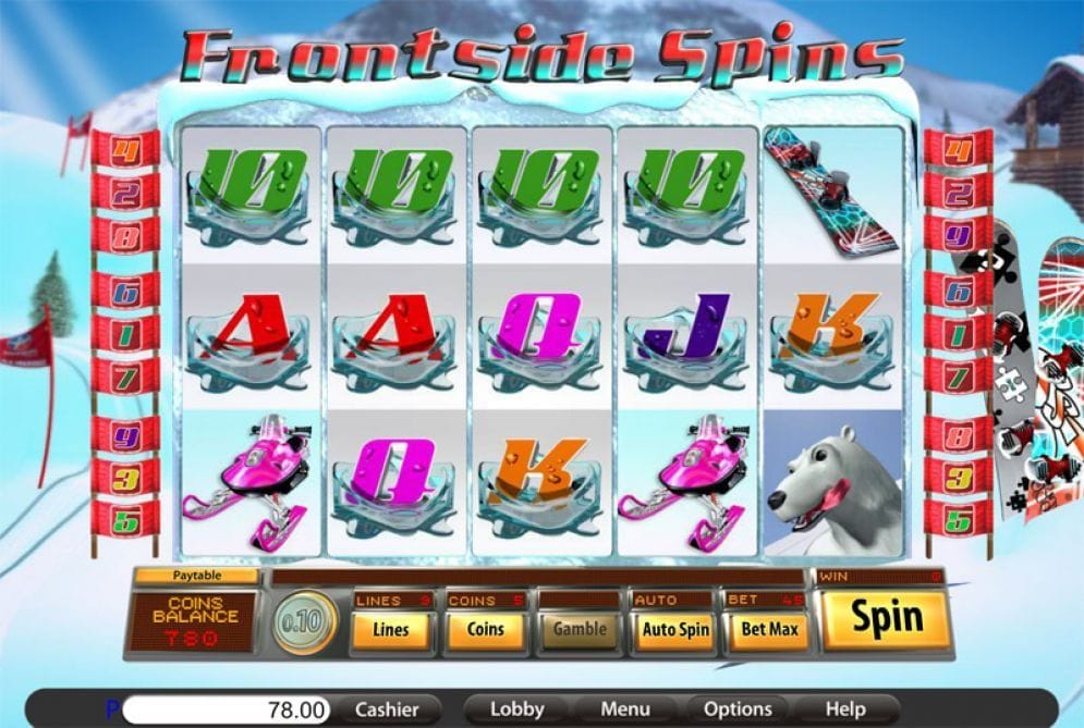 Front Side Spins Front Side Spins online Slotmaschine