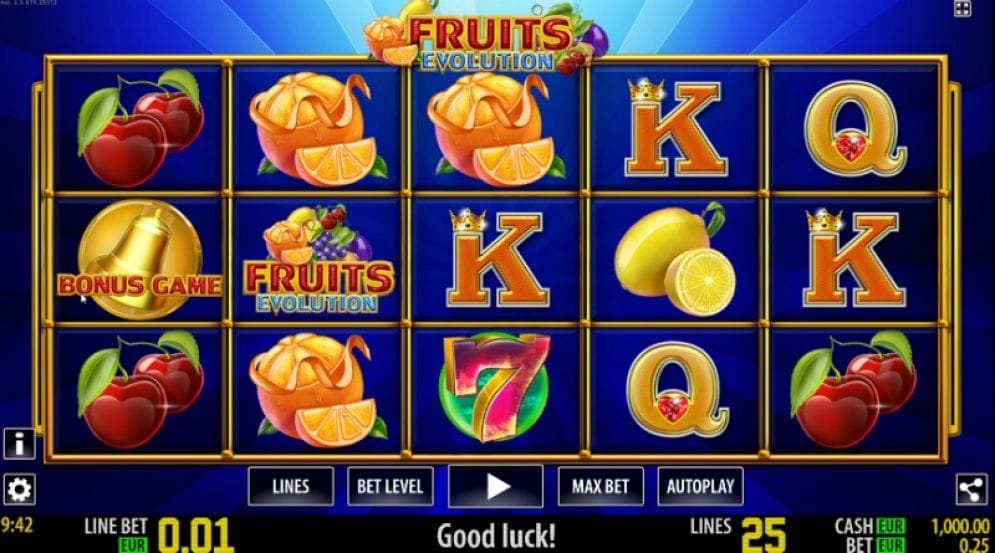 Fruits Evolution online Videoslot