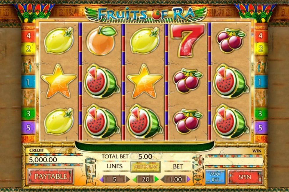 Fruits of Ra Videoslot