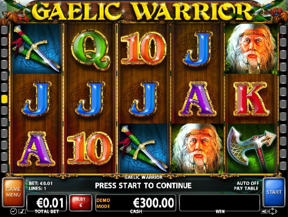 Gaelic Warrior Video Slot