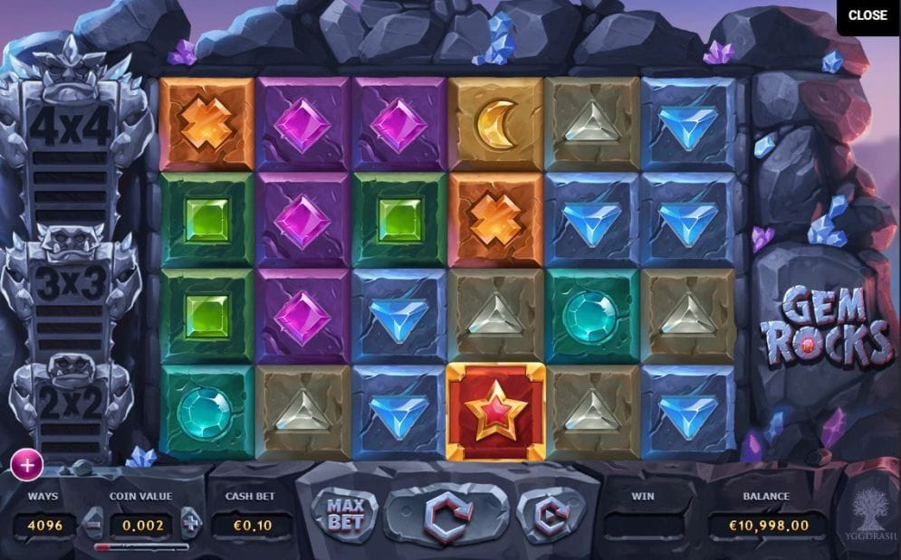 Gem Rocks Casino Spiel