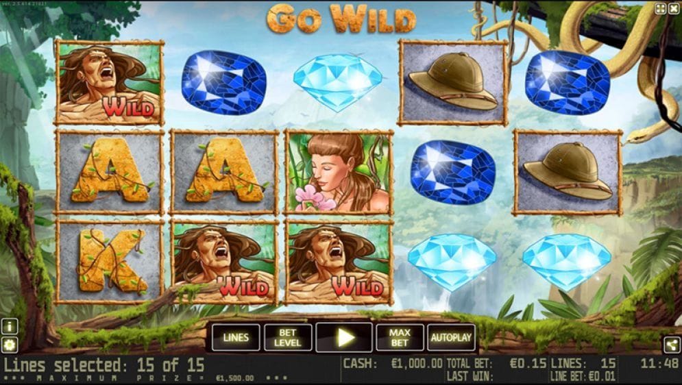 Go Wild online Slotmaschine