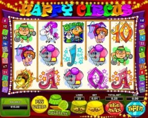 Happy Circus Video Slot freispiel