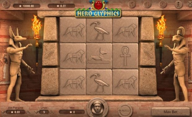 Hero Glyphics Geldspielautomat ohne Anmeldung