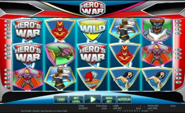 Hero's War Geldspielautomat online spielen