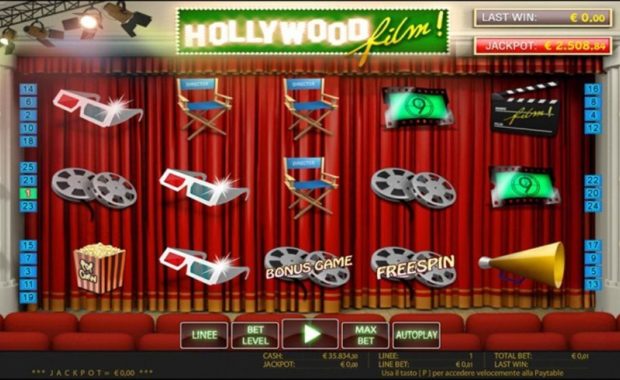 Hollywood Film Video Slot online spielen