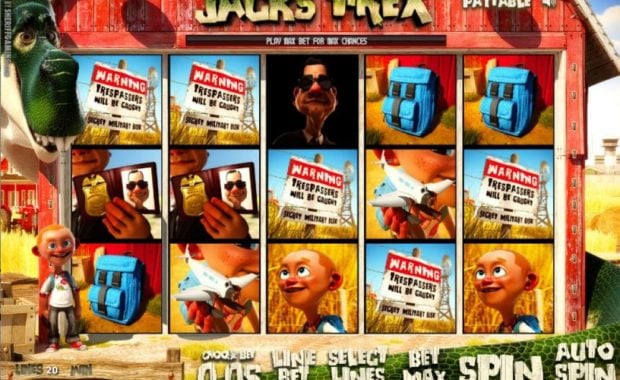 Jack's T-Rex Videoslot kostenlos spielen
