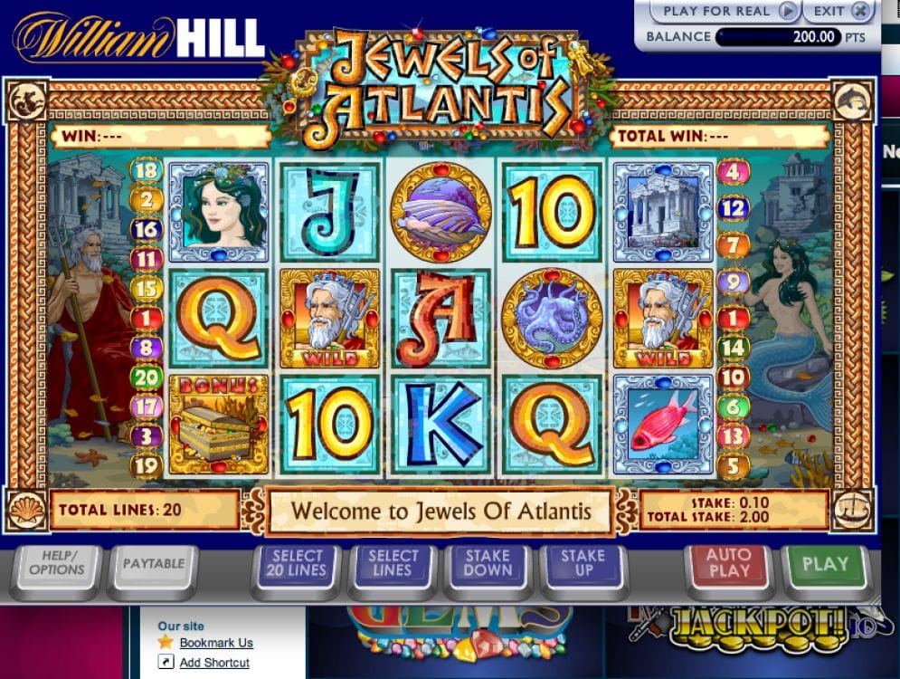 Jewels of Atlantis Jewels of Atlantis online Videoslot