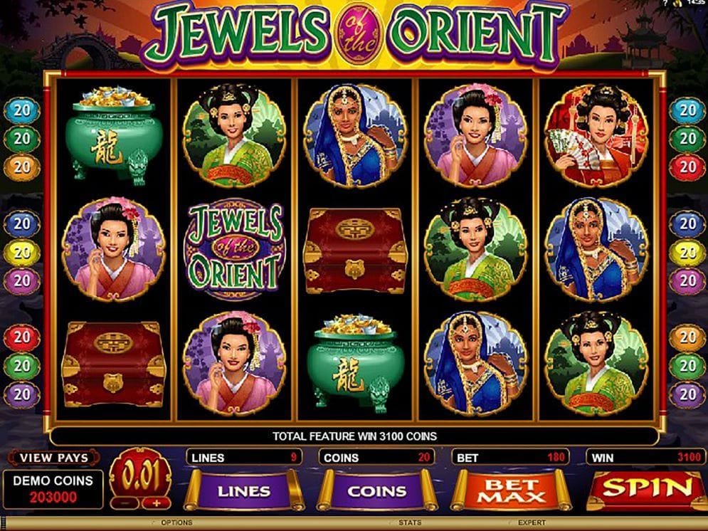 Jewels of the Orient Jewels of the Orient Spielautomat