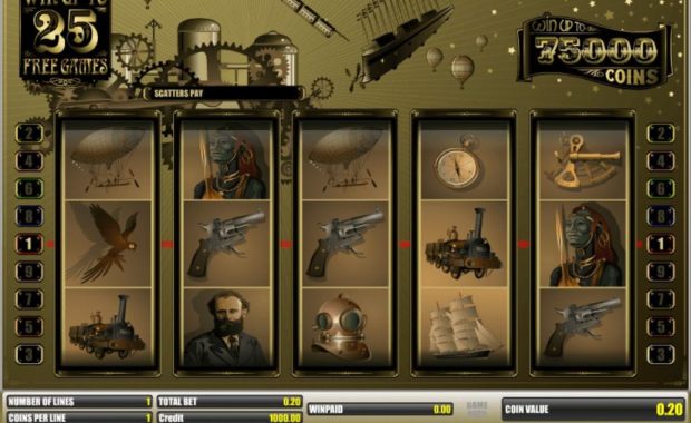 Jules Verne Video Slot online spielen