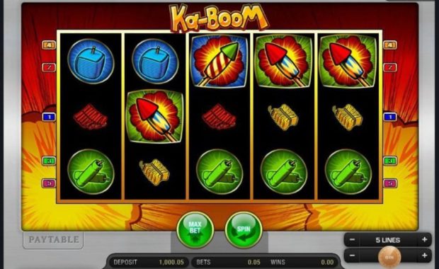 Ka-Boom Spielautomat freispiel