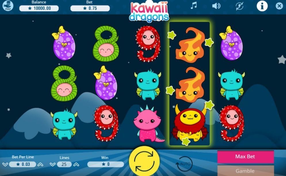 Kawaii Dragons Casino Spiel