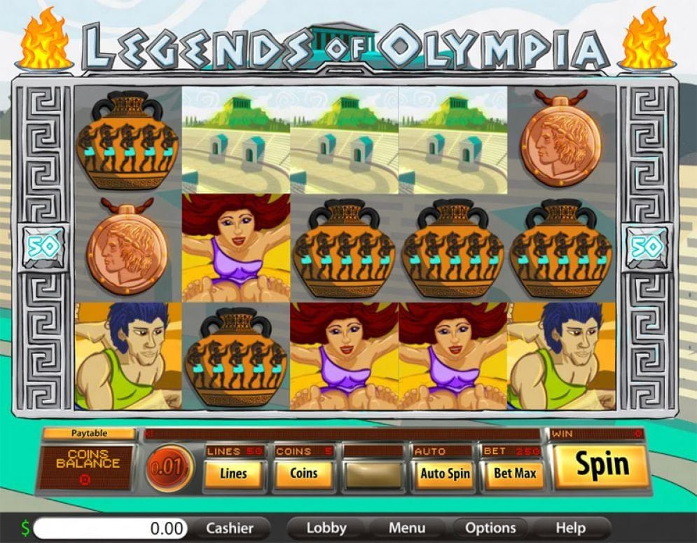 Legends of Olympia Legends of Olympia Geldspielautomat
