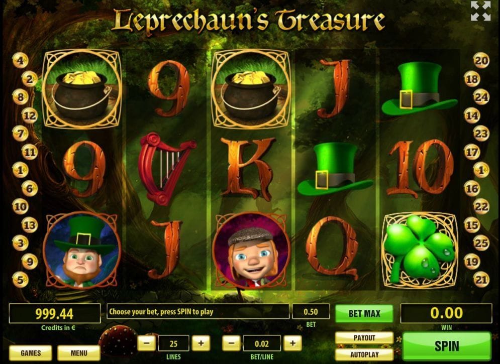 Leprechaun's Treasure online Automatenspiel