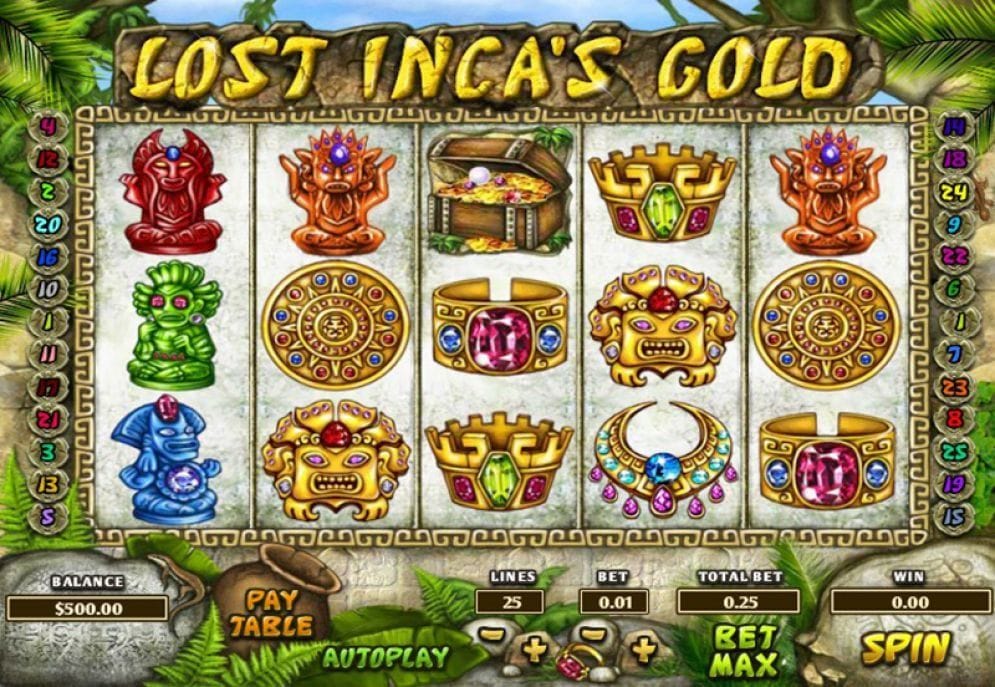 Lost Inca's Gold online Slotmaschine