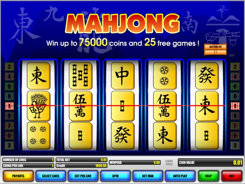 MahJong MahJong online Slotmaschine