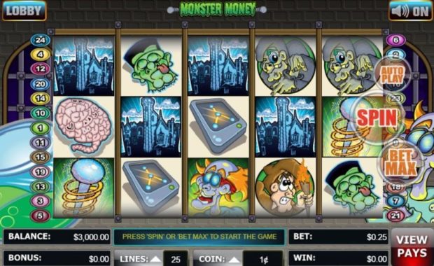 Monster Money Spielautomat kostenlos spielen
