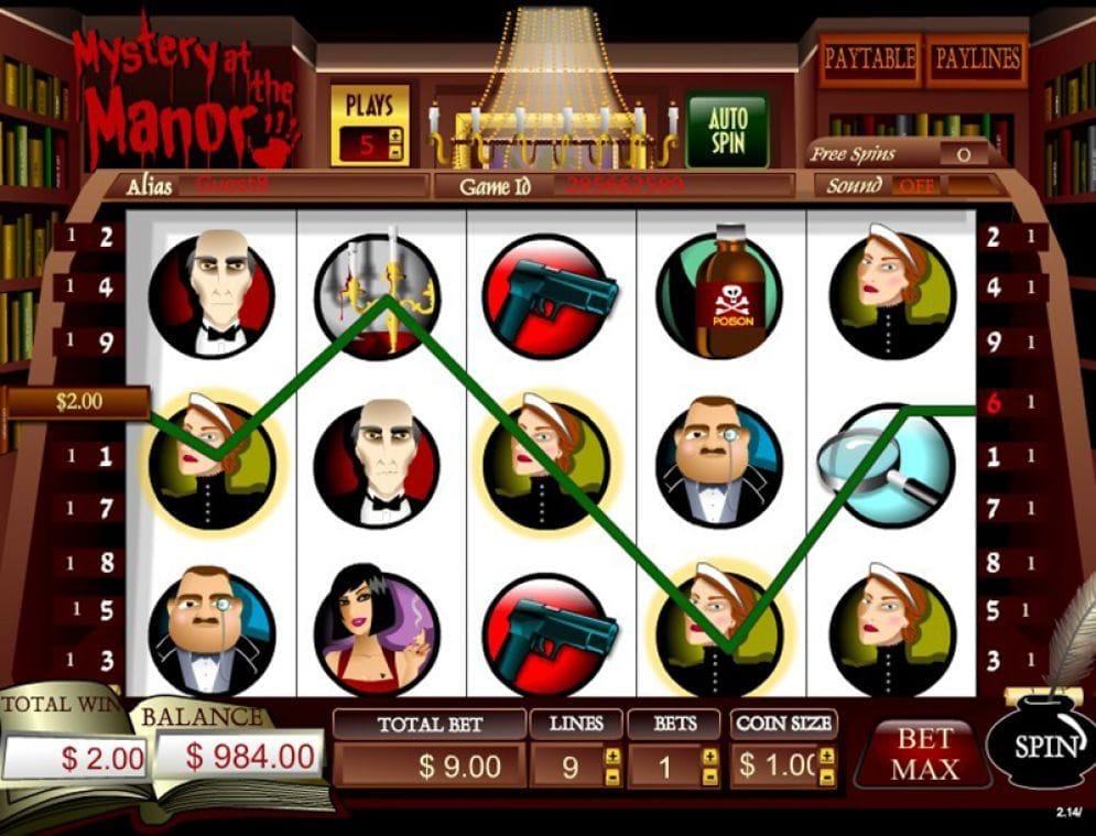 Mystery At The Manor Mystery At The Manor online Video Slot
