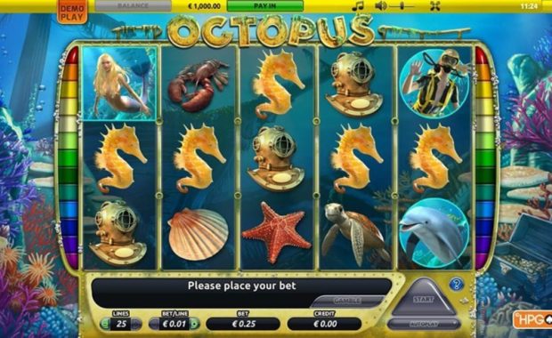Octopus Spielautomat freispiel