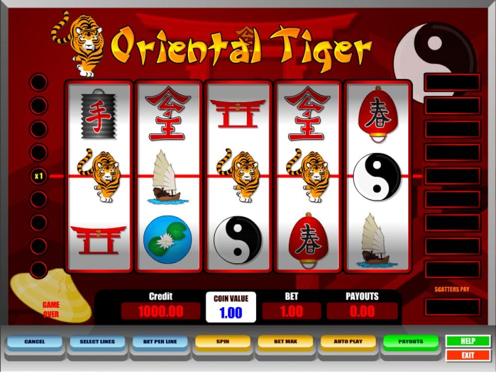 Oriental Tiger Oriental Tiger online Spielautomat