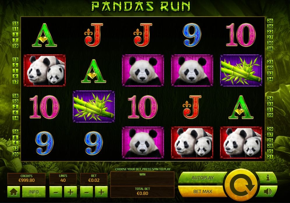Panda's Run Slotmaschine