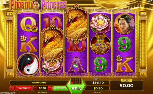 Phoenix Princess Spielautomat kostenlos spielen