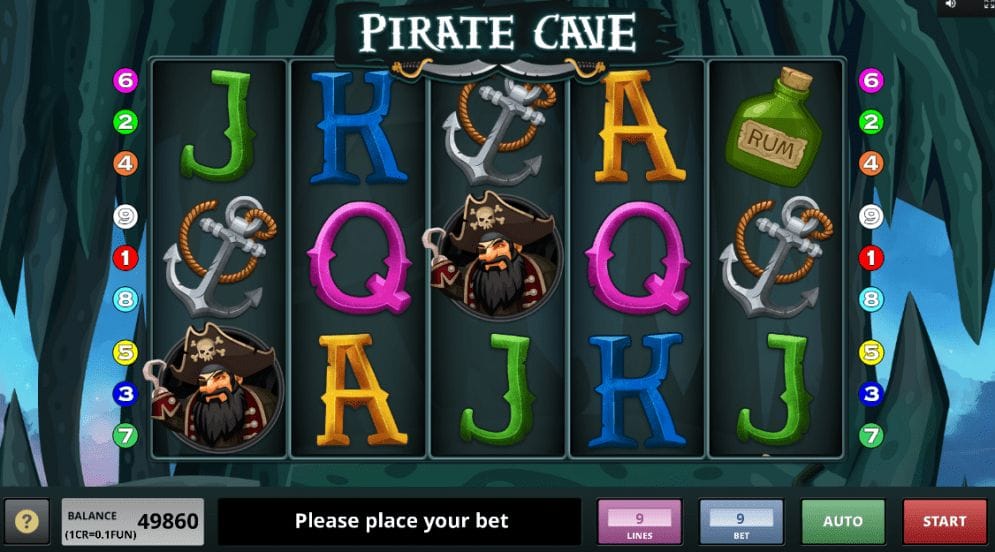 Pirate Cave Pirate Cave online Spielautomat