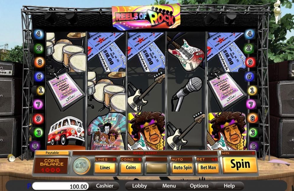 Reels of Rock Spielautomat