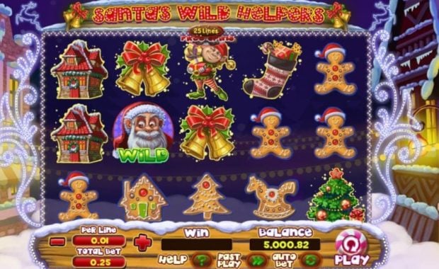 Santa Wild Helpers Slotmaschine ohne Anmeldung