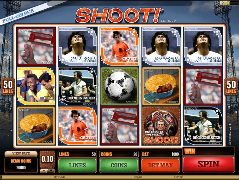 Shoot! online Videoslot
